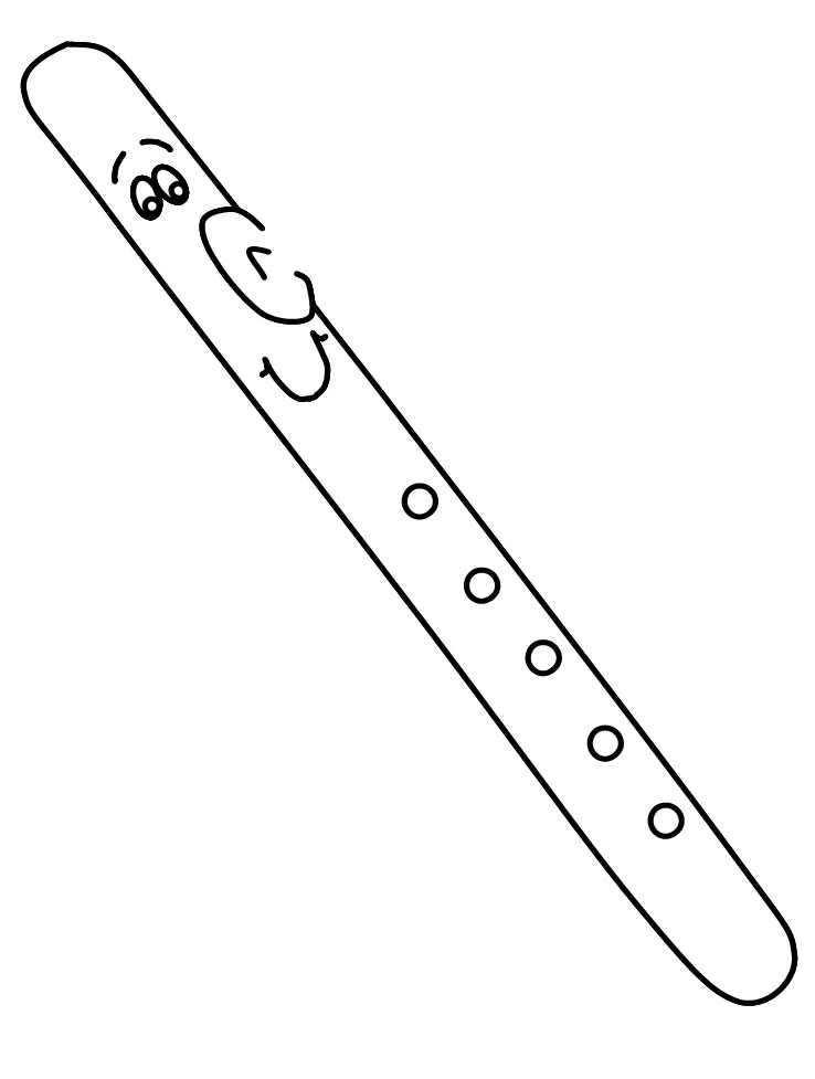 Flute music coloring pages & coloring book. 6000+ coloring pages