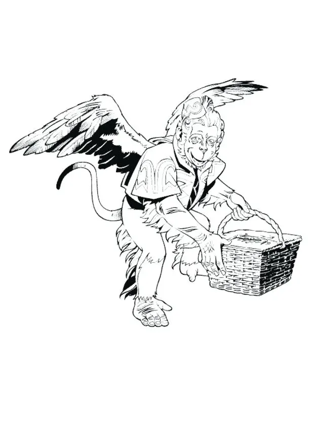 Flying monkey drawing at paintingvalley explore collection of