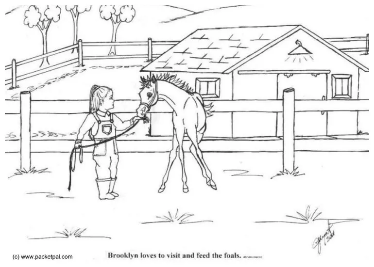 Coloring page foal free printables img 10275 printable coloring page