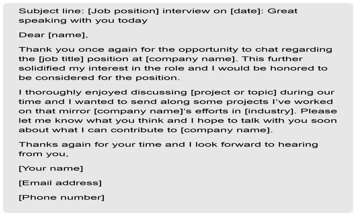 Inilah email follow up hasil interview terpecaya rbo 🥇