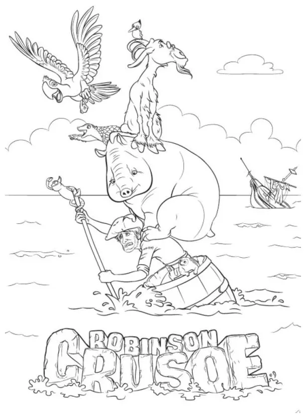 Footprints in the sand coloring page at getcolorings free