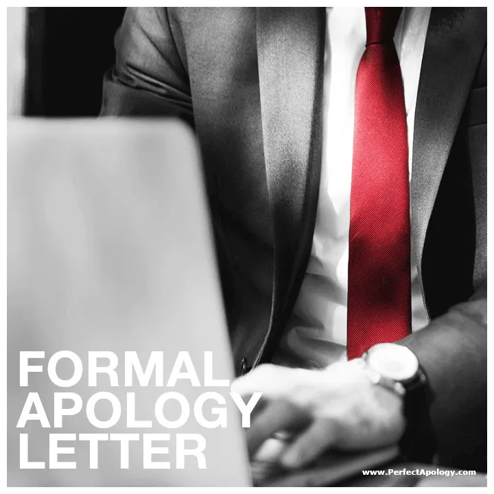 Formal Apology Letter | The Perfect Apology