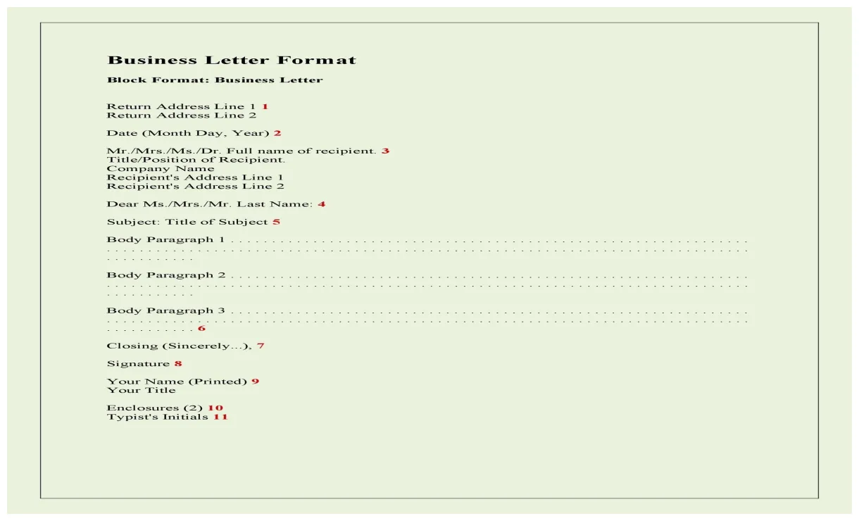 35 formal / business letter format templates & examples template lab