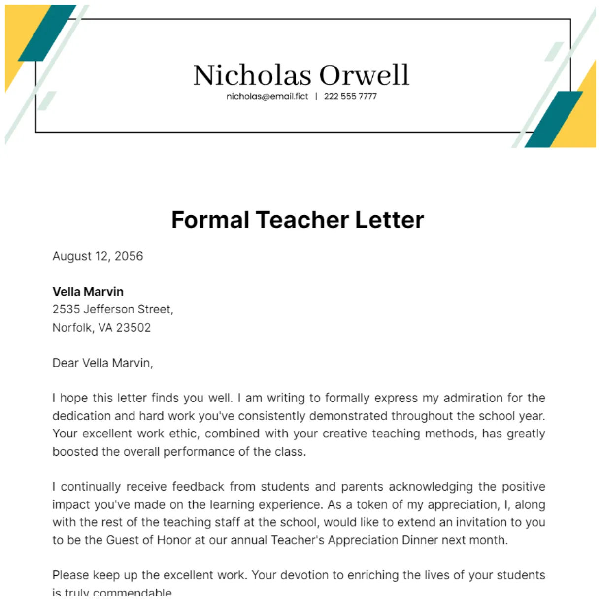 Fun ways to teach formal letter writing infoupdate