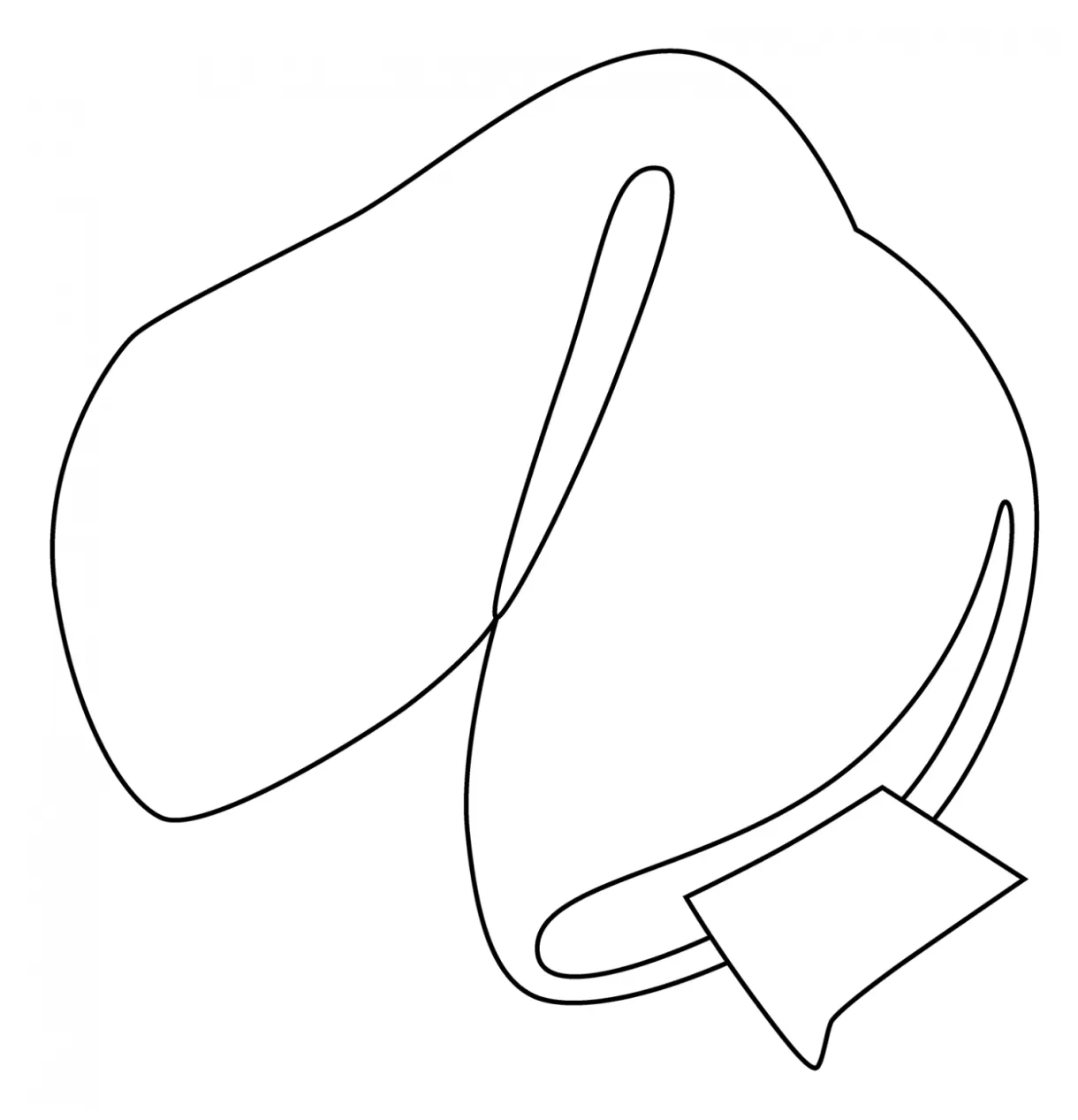 Fortune cookie emoji coloring page colouringpages printable coloring page