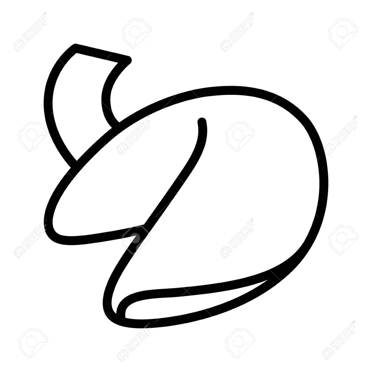 Fortune cookie page coloring pages