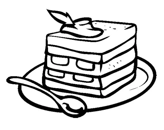 Fortune cookie page coloring pages