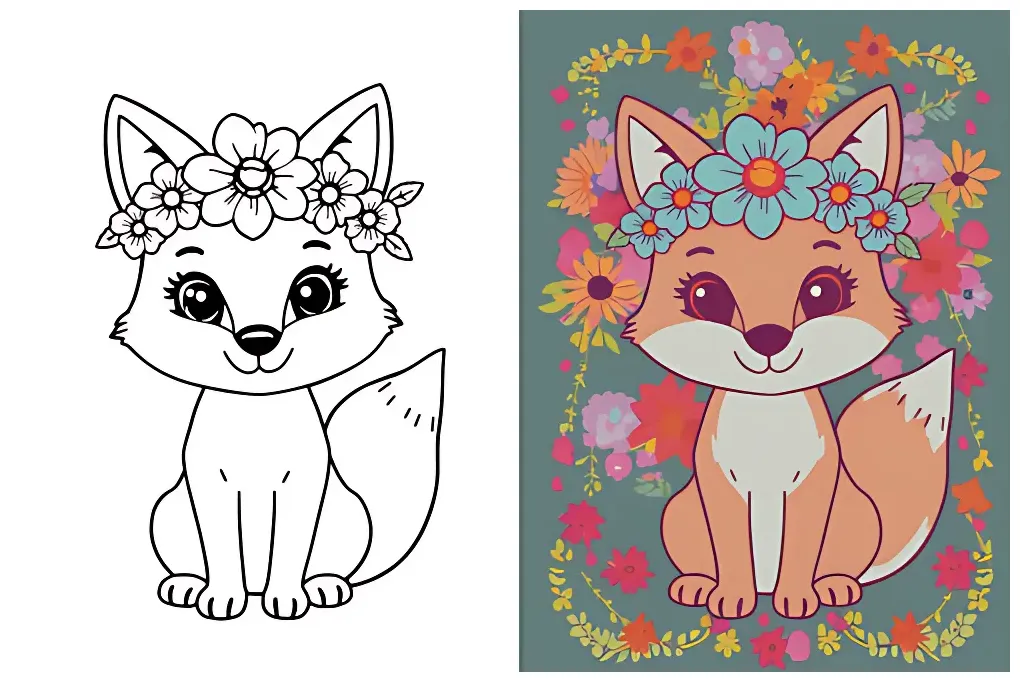 Fox Coloring Pages - 23 Free Printable Coloring Pages