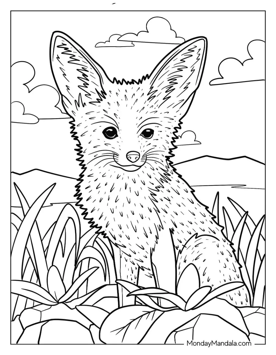 41 fox coloring pages free pdf printables