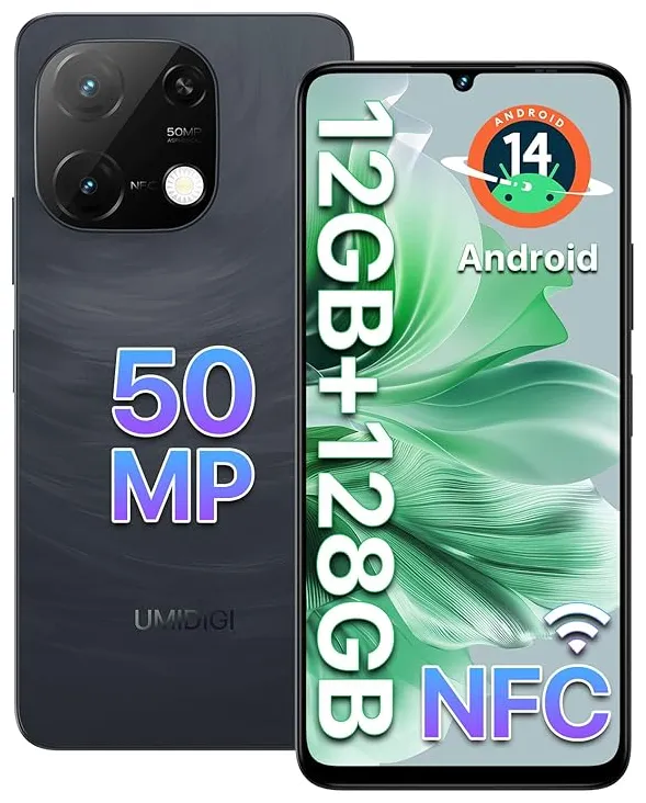 Amazon umidigi g9c android 14 unlocked cellphone,octa-core 12gb