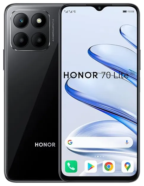 Honor 70 lite, smartphone 5g, 4gb+128gb, 6,5” 90hz fullview display