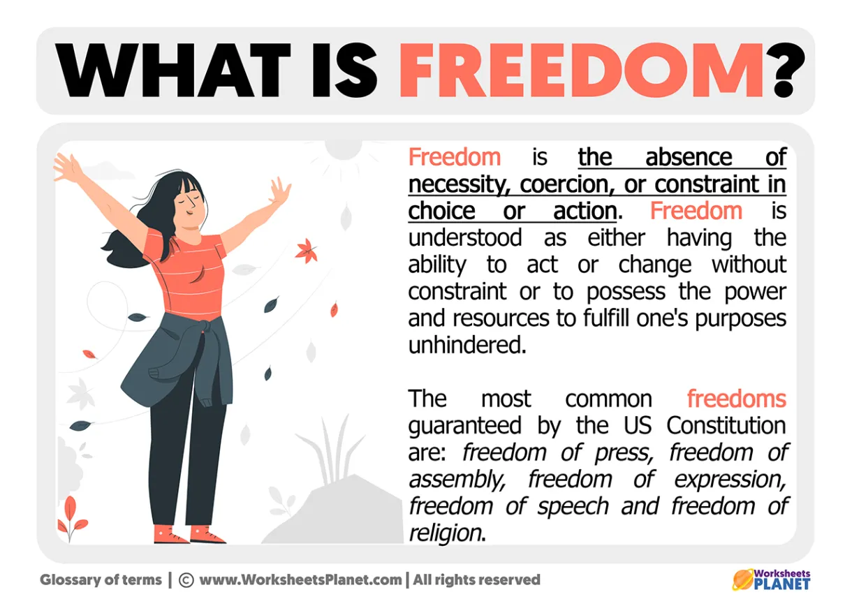 What is freedom definition of freedom