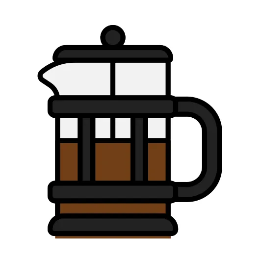 French press generic color lineal-color icon