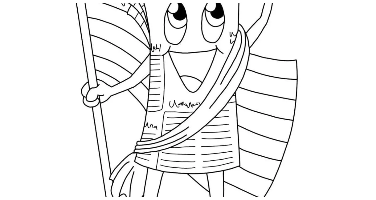 The press coloring page coloring nation