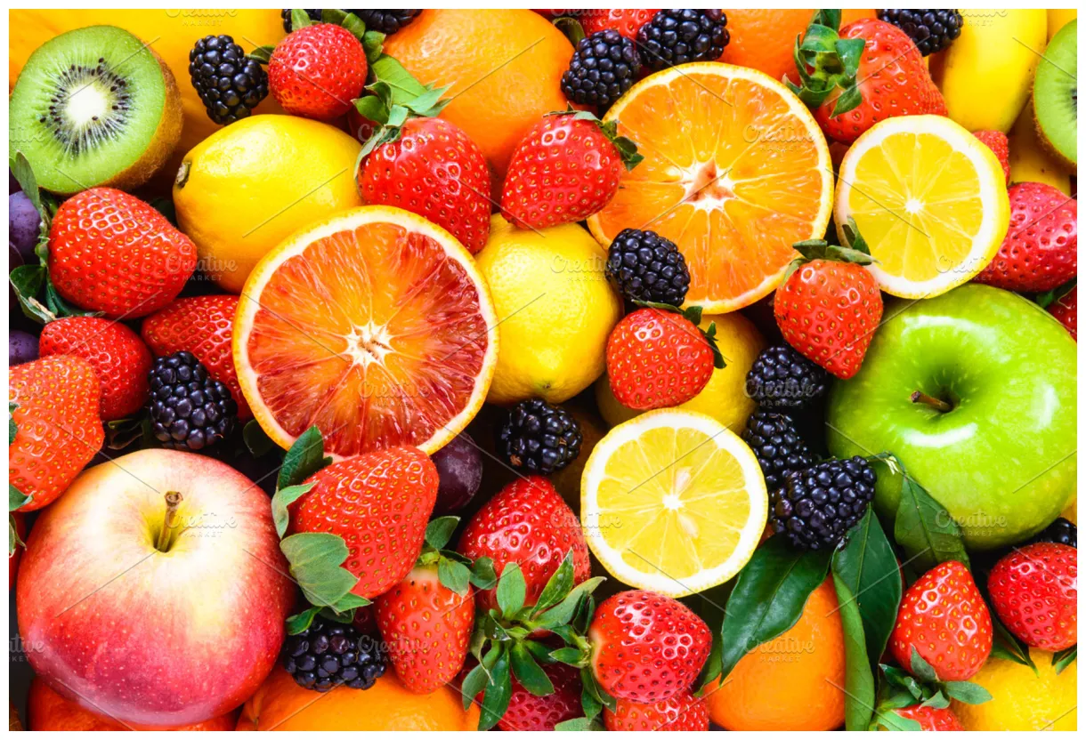 Fresh fruits . high-quality food s ~ creative market