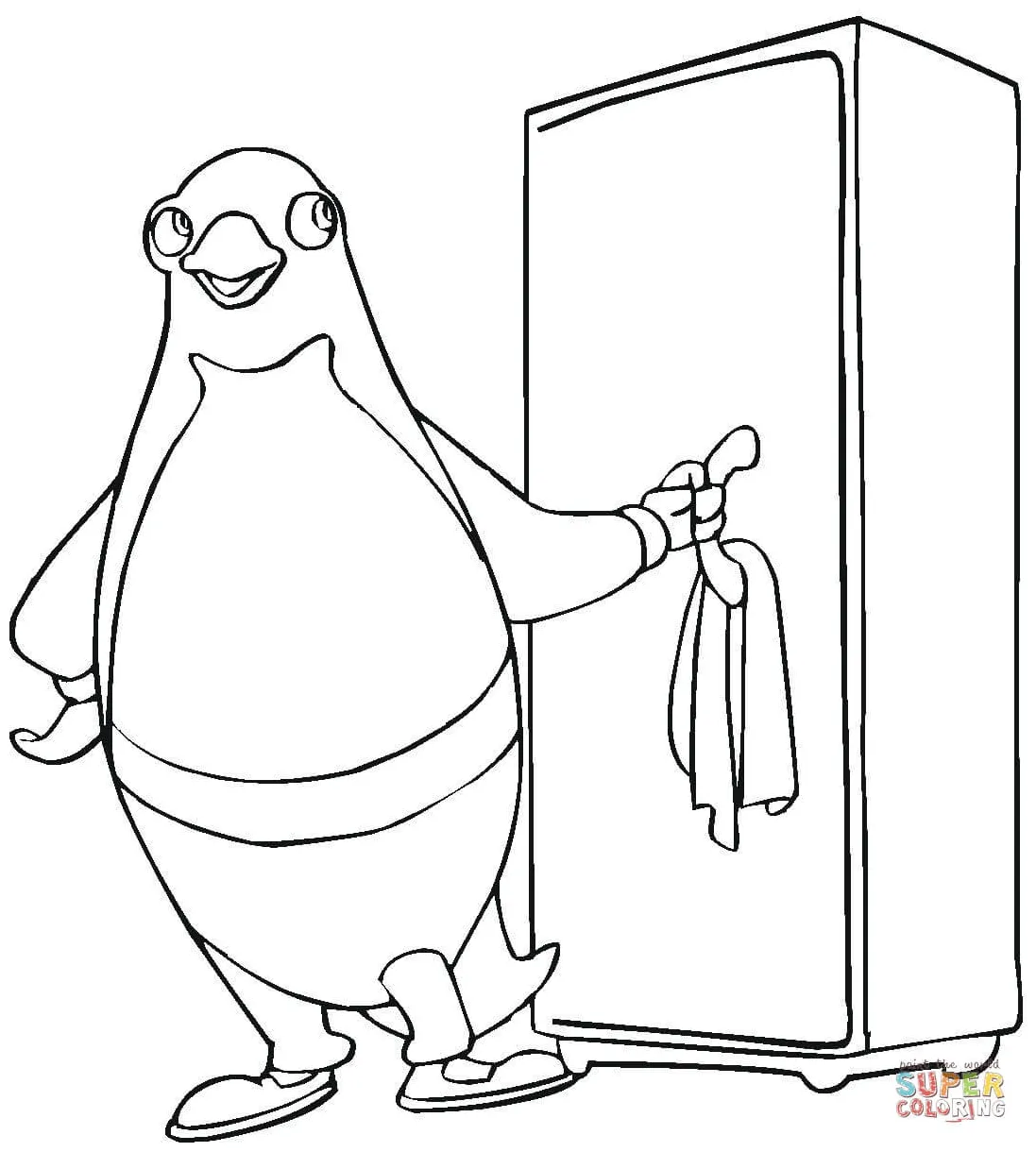 Fridge Coloring Pages - Coloring Nation