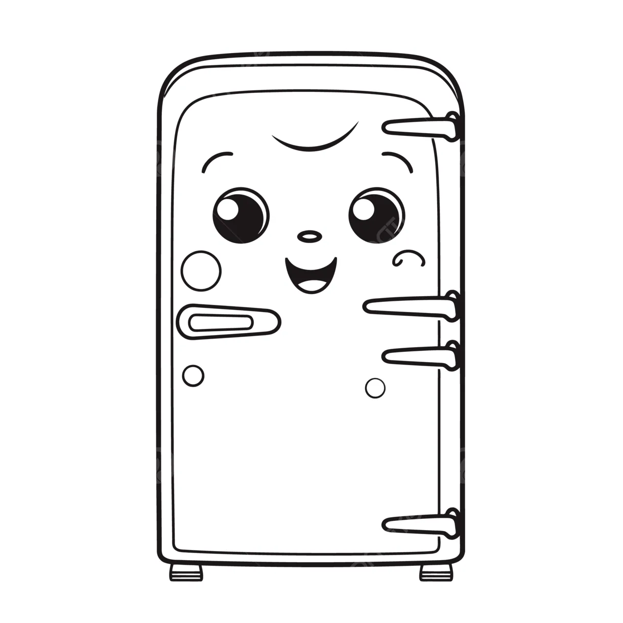 Fridge Coloring Pages [2025]