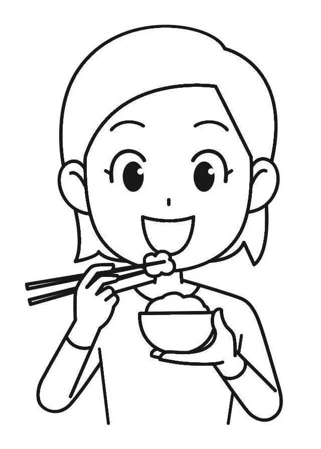 Coloring page rice free printables img 30369
