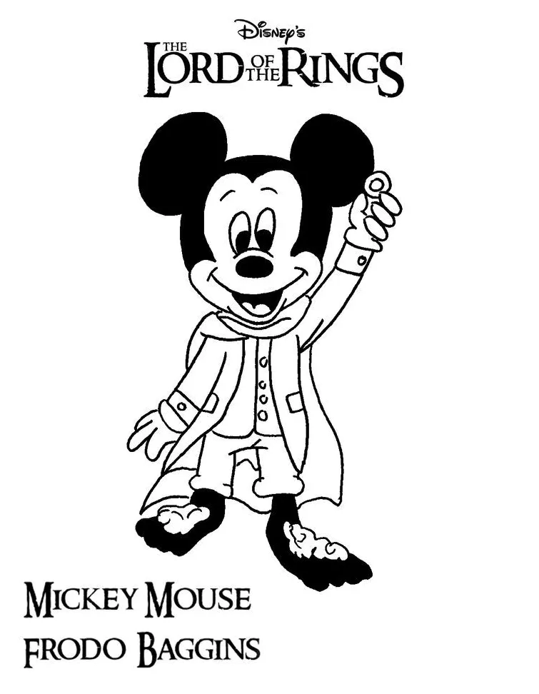 Disney lotr mickey mouse mickey mouse
