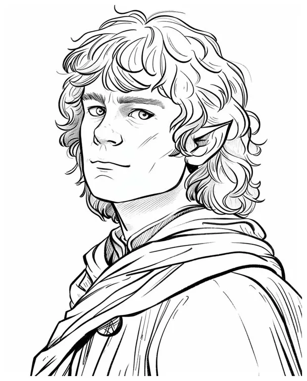 Lord of the rings coloring pages printable coloring page