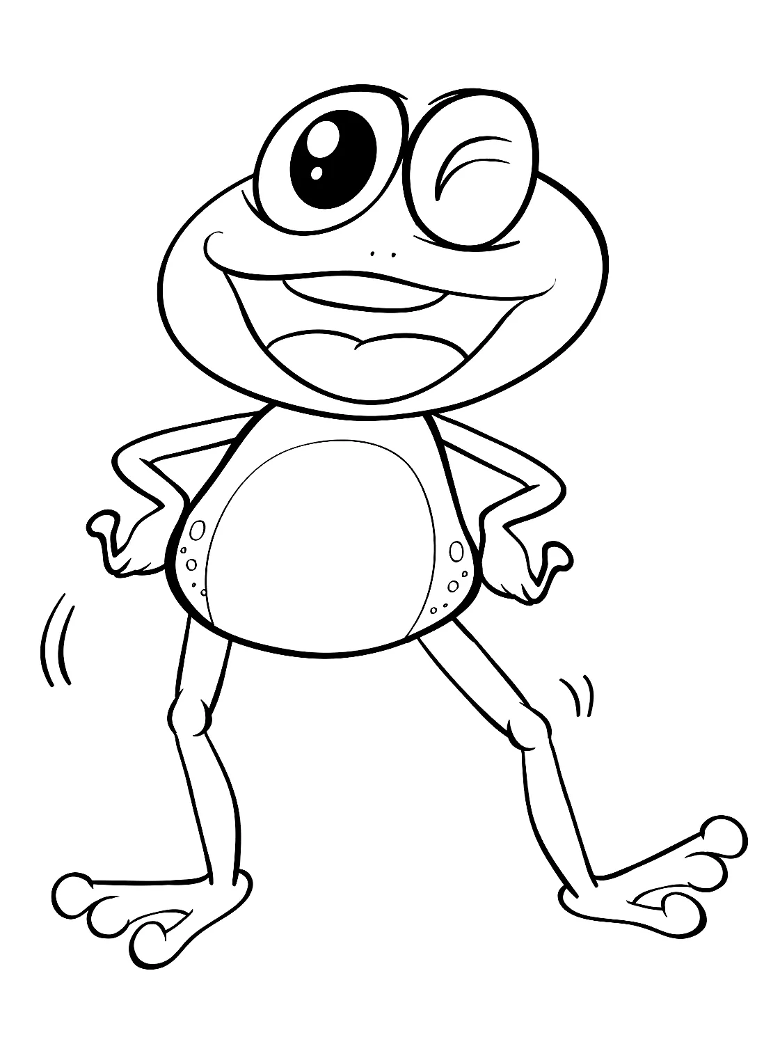 Coloring page frog free printable coloring pages