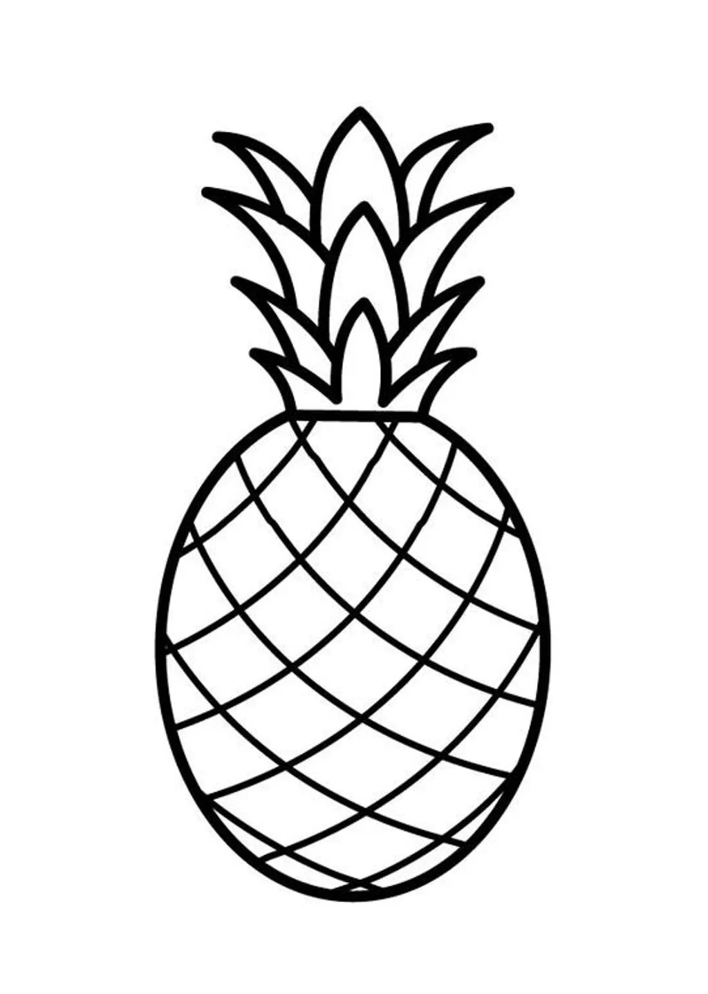 Fruit Coloring Pages for childrens printable for free