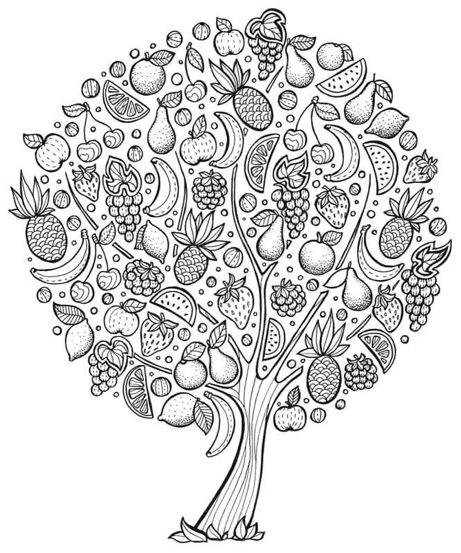 Fruit Coloring Pages – coloring.rocks!