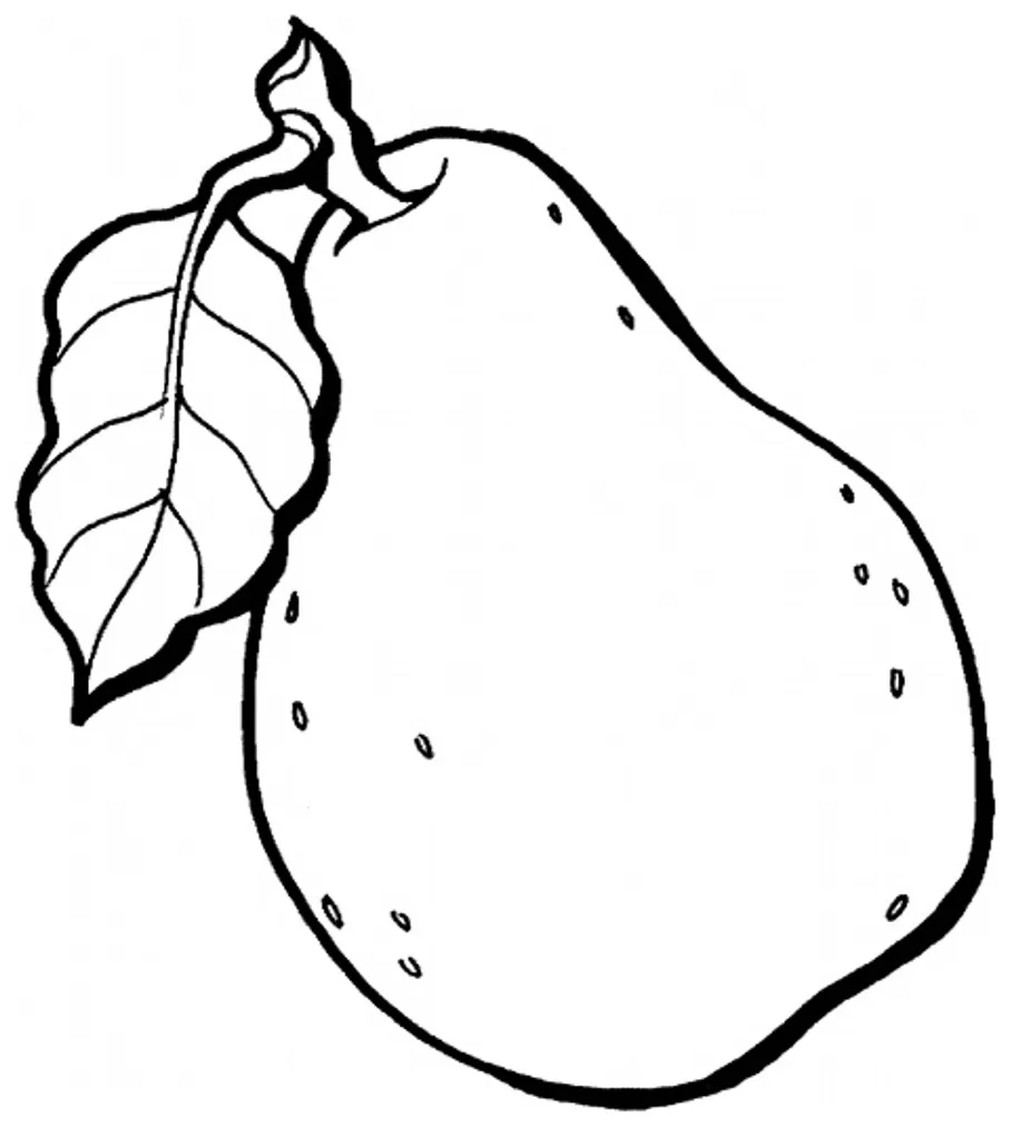 Fruit Coloring Pages for childrens printable for free
