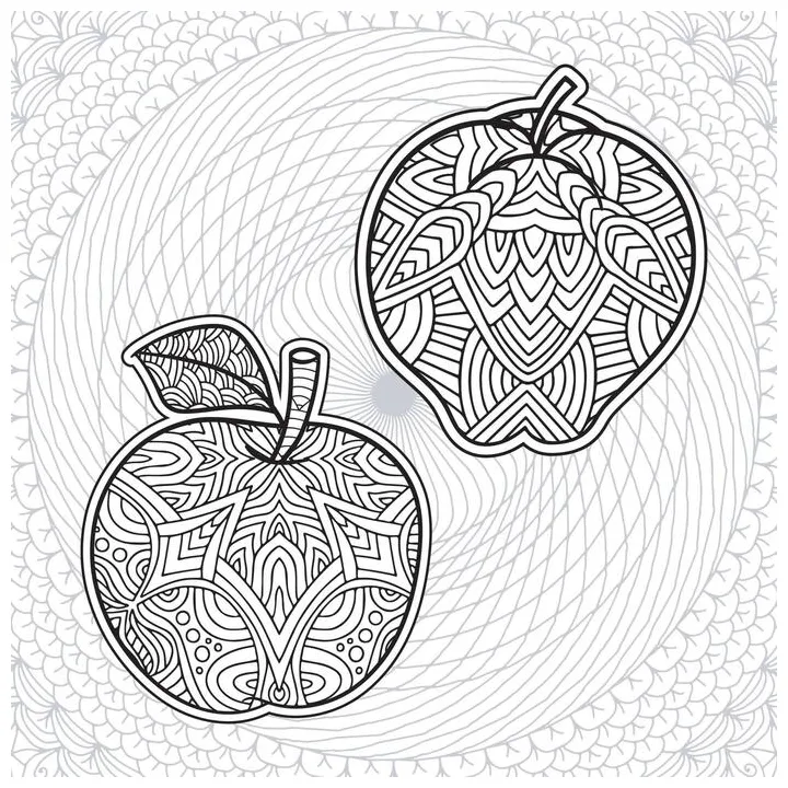 Fruit coloring pages vector art, icons, and graphics for