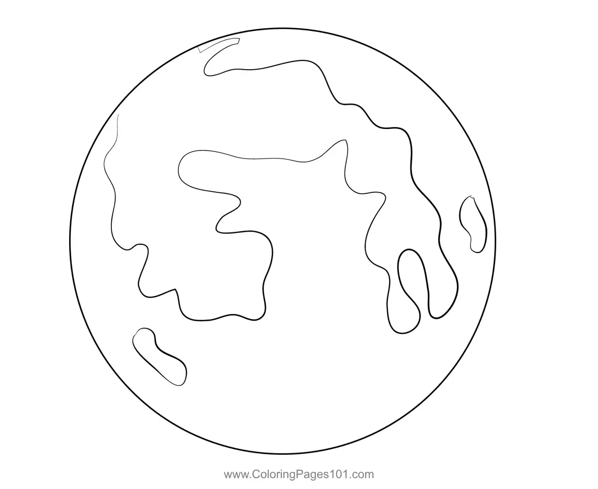 For kids free planets printable coloring
