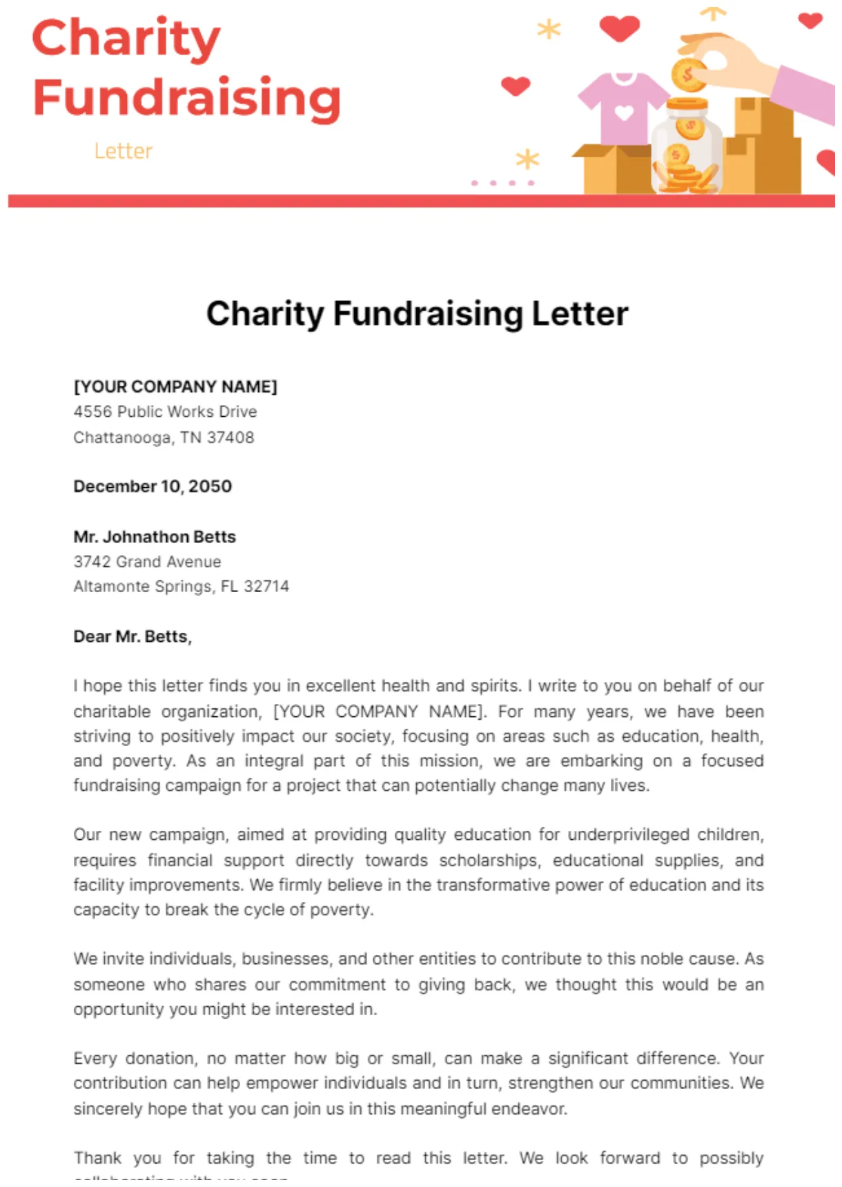 Free charity to edit online printable coloring page