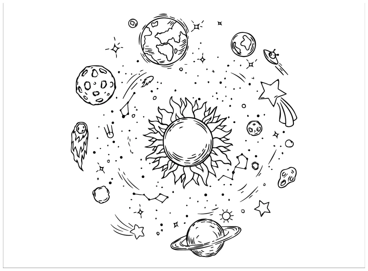 Galaxy coloring pages free printable pdf & online coloring