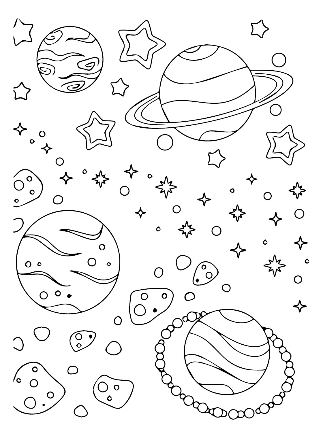 Galaxy printable coloring page free printable coloring pages