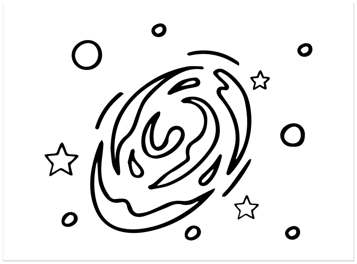 Galaxy free coloring page free printable coloring pages