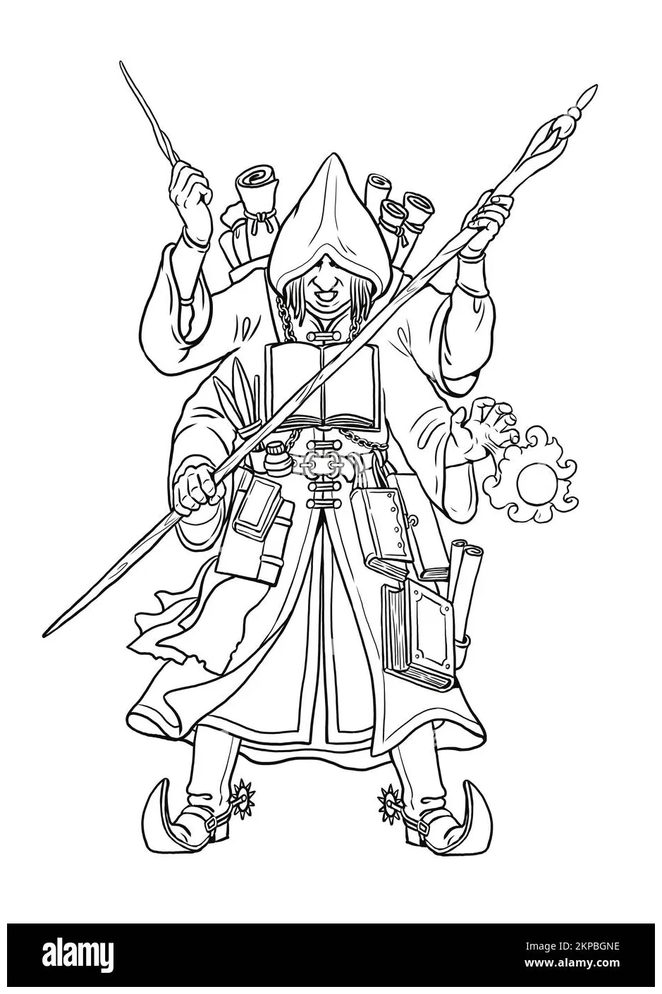 Gandalf the gray coloring pages