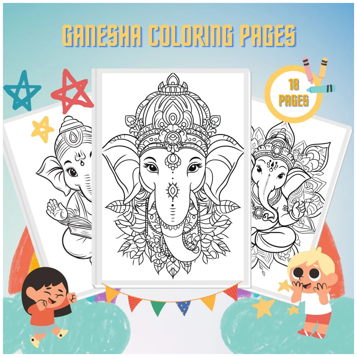 19 Ganesha Coloring Pages: A Fun And Creative Journey