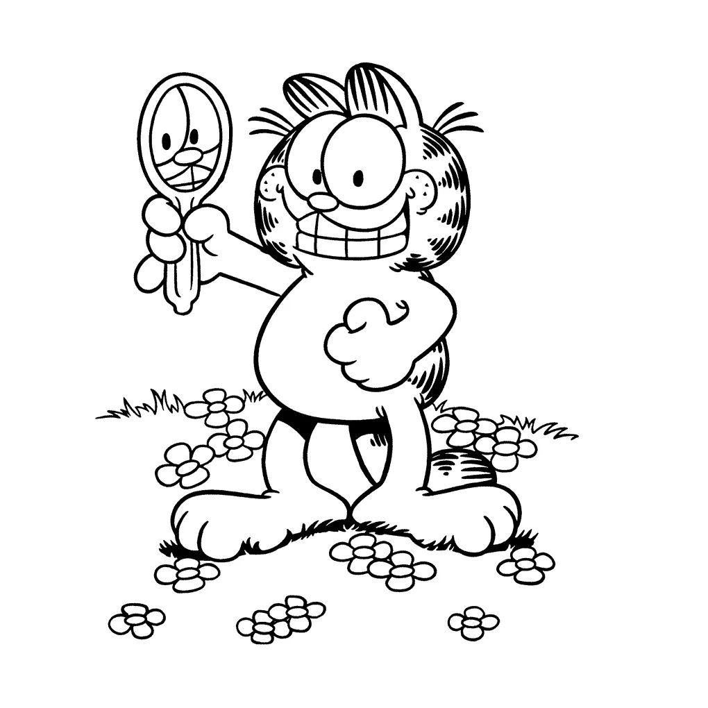 Garfield coloring pages & books 100% free and printable!