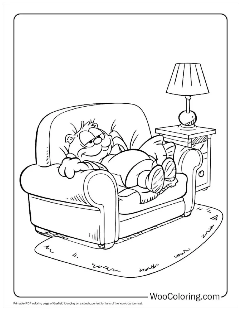 100+ garfield coloring pages free pdf to print woo coloring