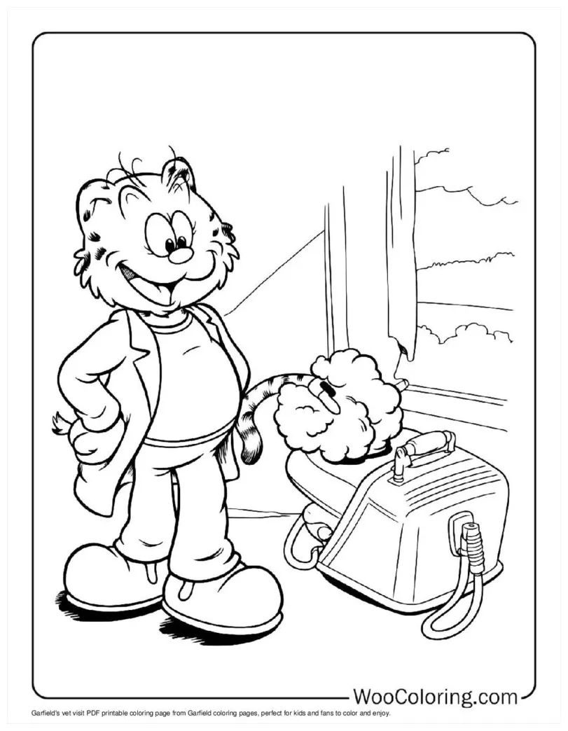100+ garfield coloring pages free printable pdf woo coloring