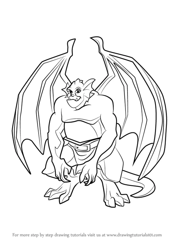 Gargoyle Coloring Pages Coloring Coloring Pages