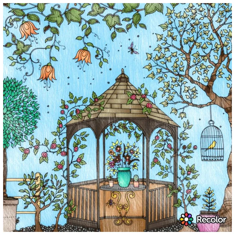 Gazebo coloring page