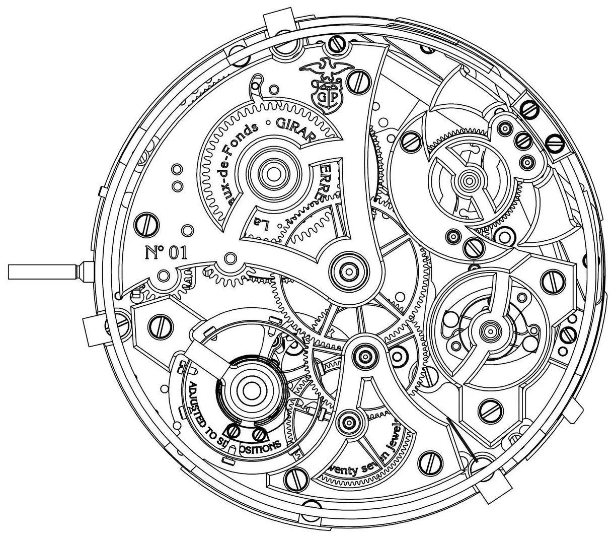 Gears clocks cogs coloring coloring pages