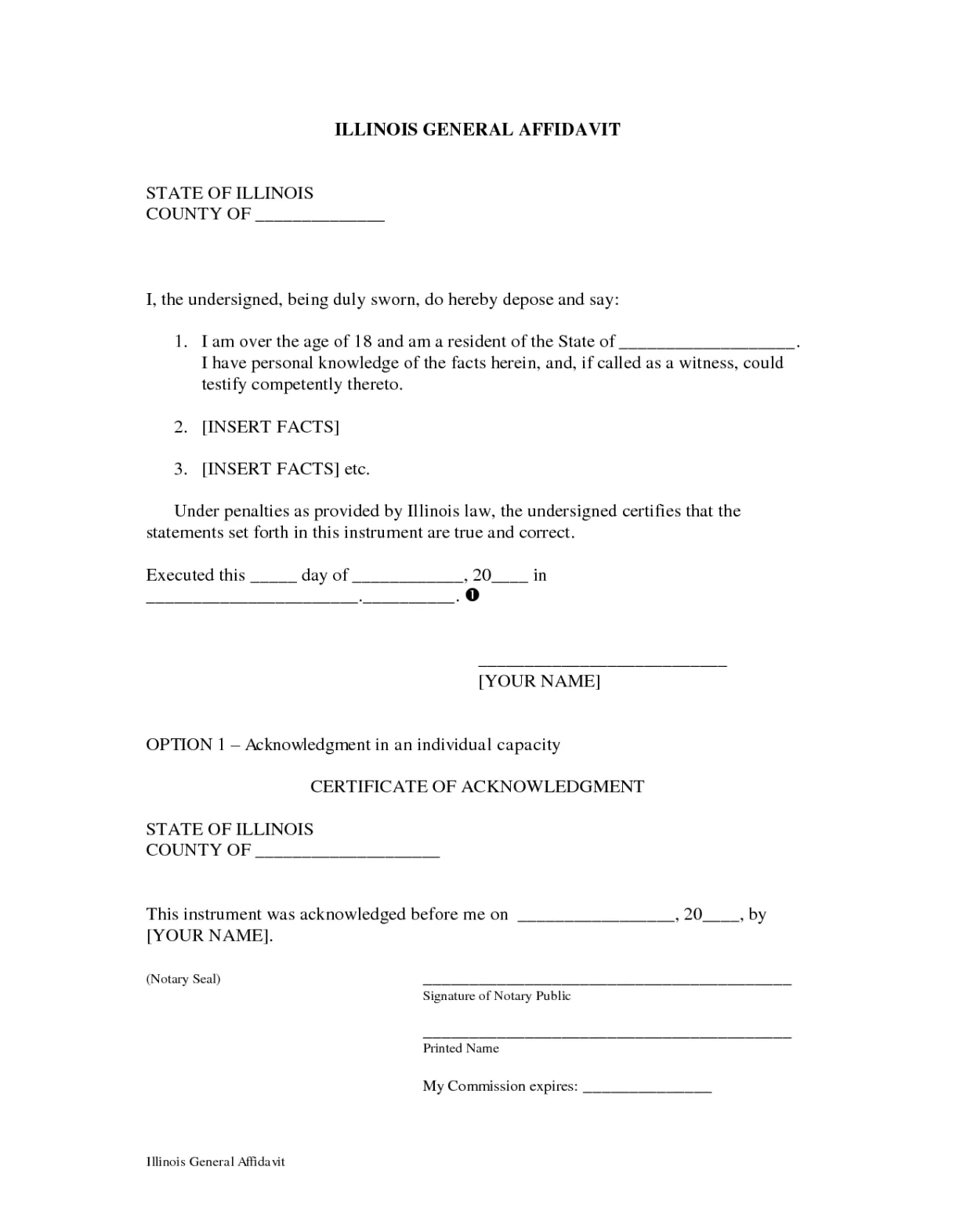 Free printable documents
