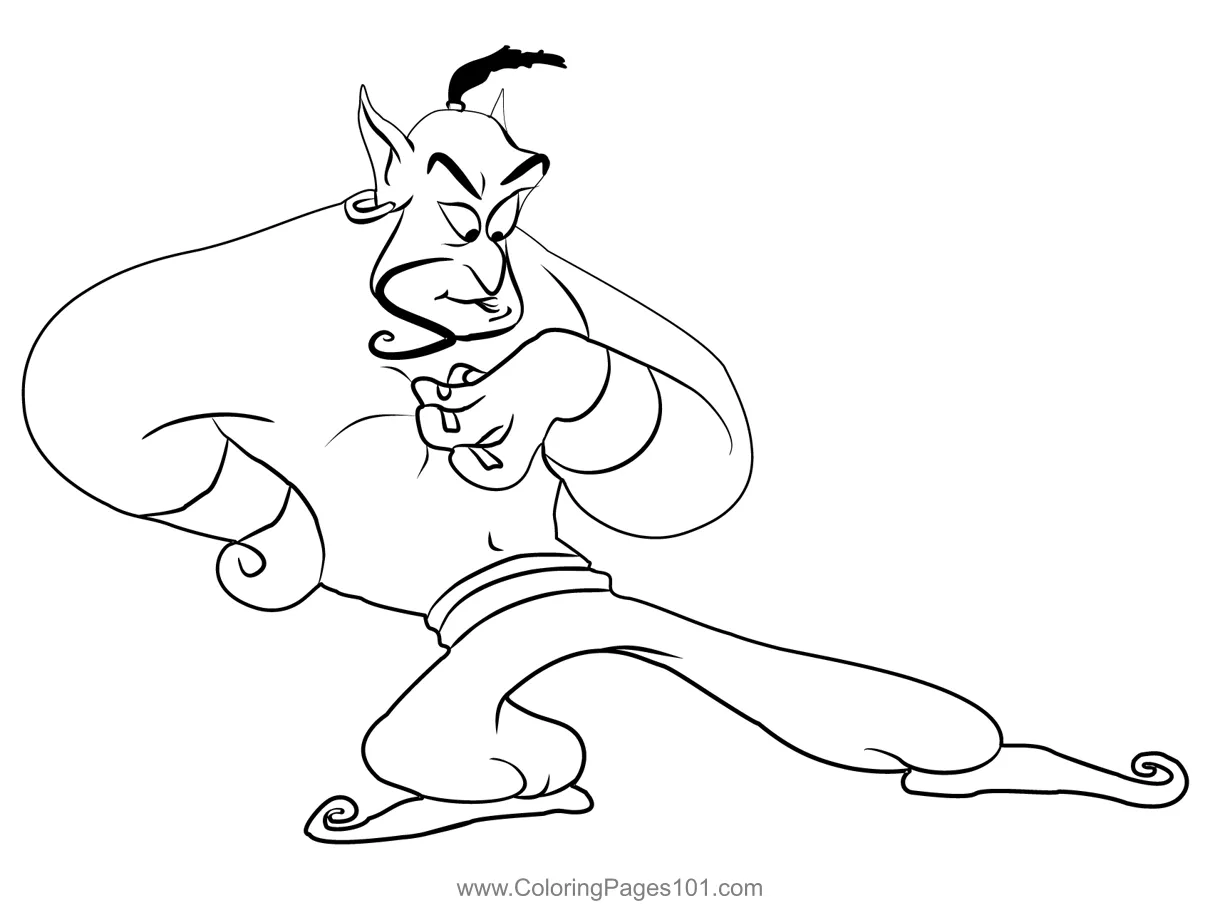 For kids free aladdin printable coloring pages