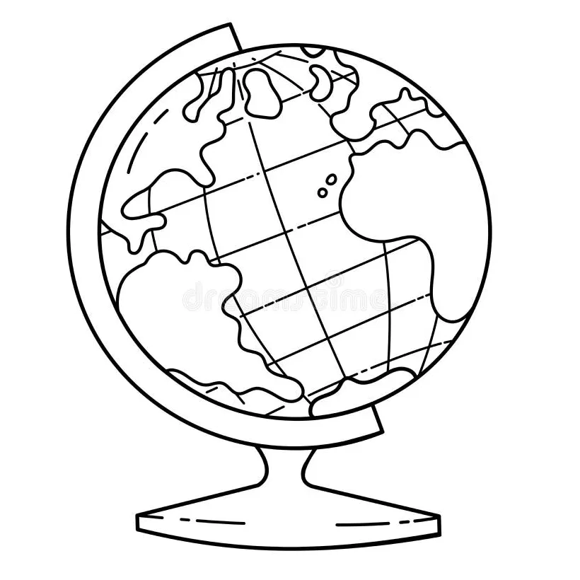 Geography field coloring coloring pages