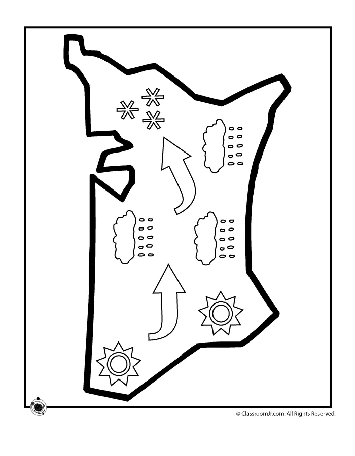 Geography coloring pages & books 100% free and printable!