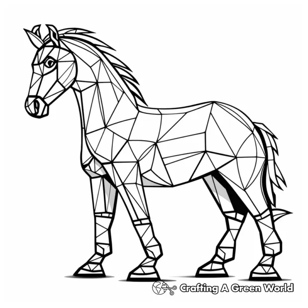 Geometric Animal Coloring Pages - Free & Printable!