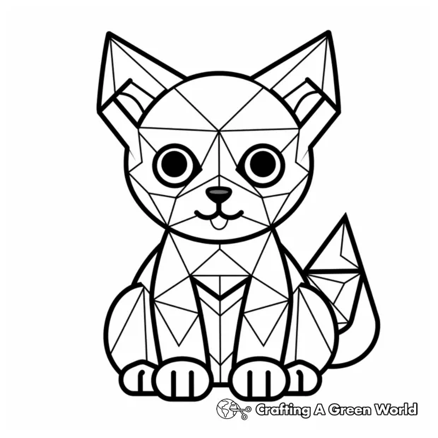 Geometric Animal Coloring Pages - Free & Printable!