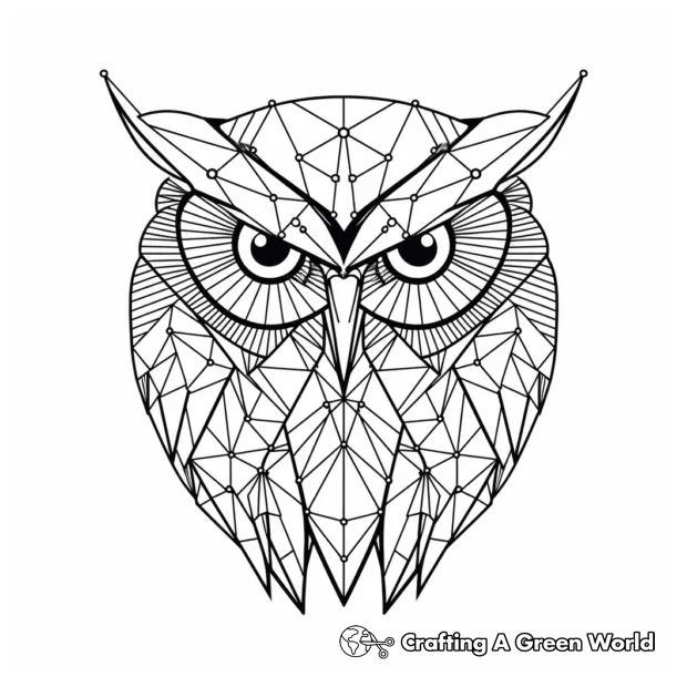 Geometric Animal Coloring Pages - Free & Printable!