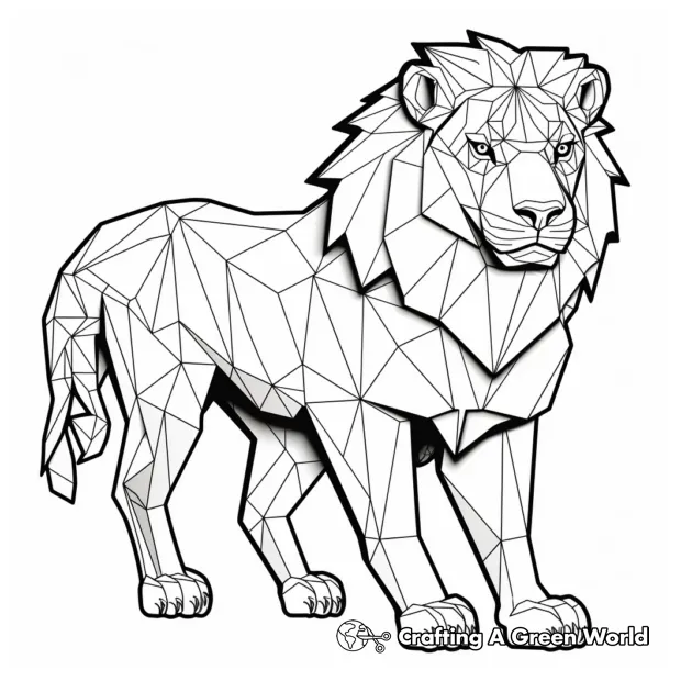 Geometric Animal Coloring Pages - Free & Printable!